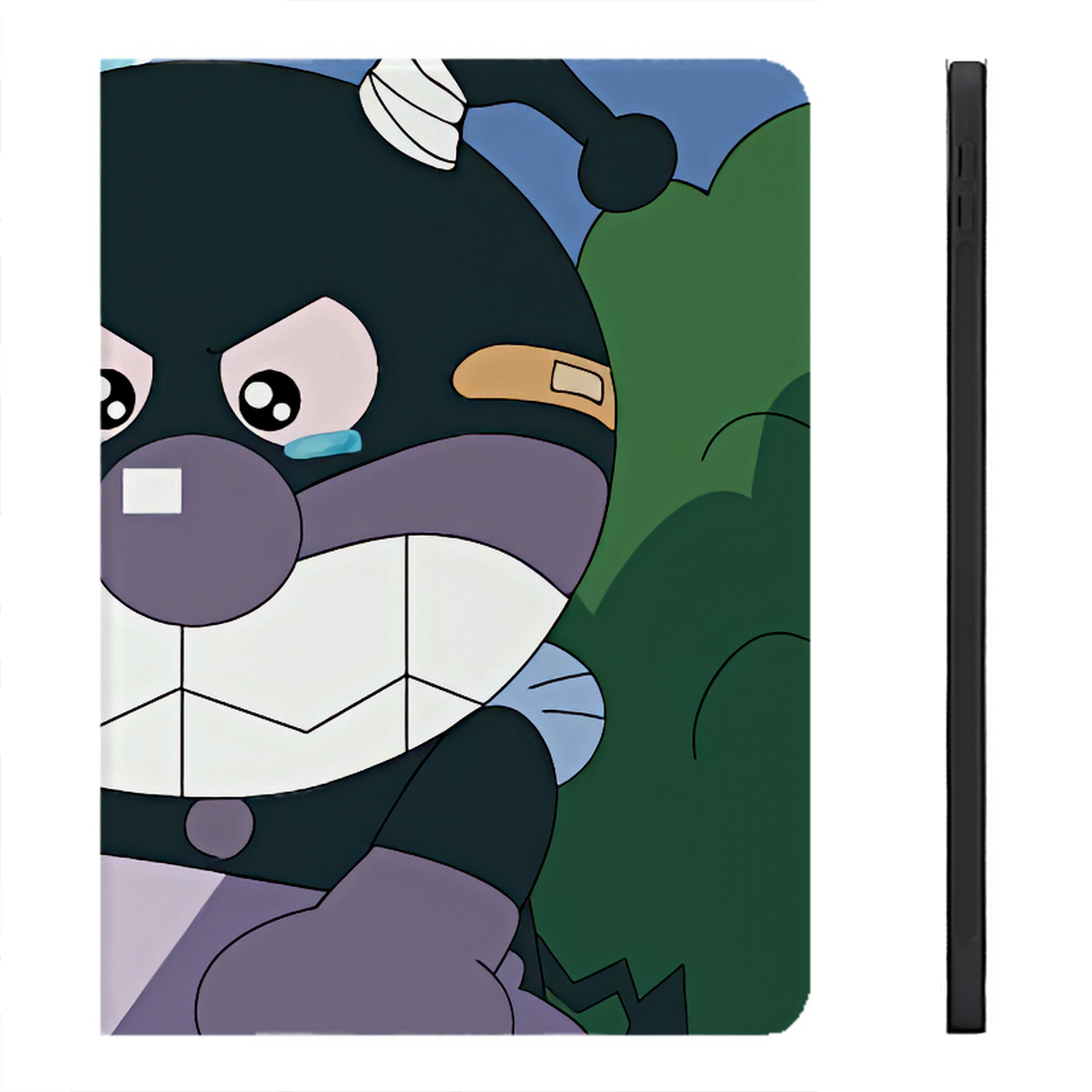 （画像用） アンパンマン Anpanman IPadケース ペンホルダー付き ブックスタイルデザイン